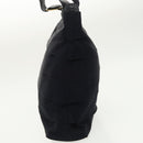 Salvatore Ferragamo Tote Bag Canvas Navy Gold Auth 98764-3