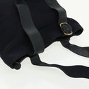 Salvatore Ferragamo Tote Bag Canvas Navy Gold Auth 98764-6