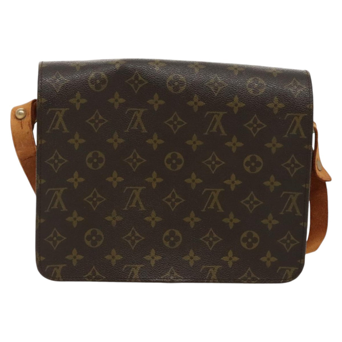 LOUIS VUITTON Monogram Cartouchiere GM Shoulder Bag Vintage M51252 LV Auth 98771 - 0