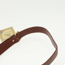 Burberrys Nova Check Shoulder Bag PVC Leather Green Gold Auth 98800V-8