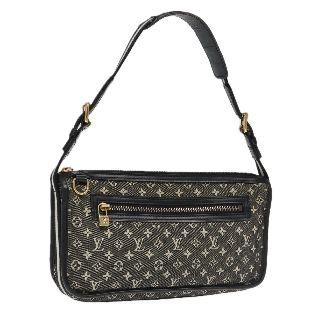 LOUIS VUITTON Monogram Mini Pochette Catrain Shoulder Bag Noir M92334 Auth 98836