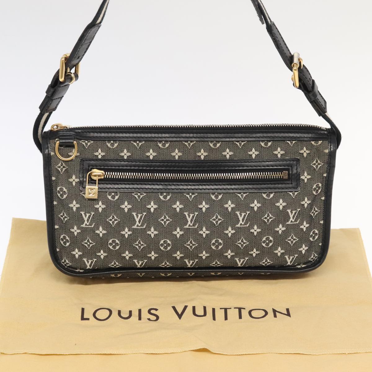 LOUIS VUITTON Monogram Mini Pochette Catrain Shoulder Bag Noir M92334 Auth 98836