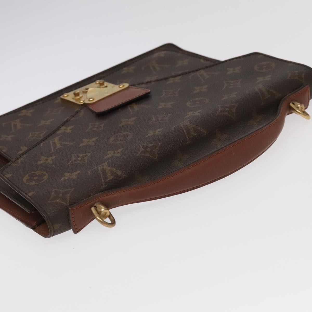 LOUIS VUITTON Monogram Monceau 28 Hand Bag 2way M51185 LV Auth 98838