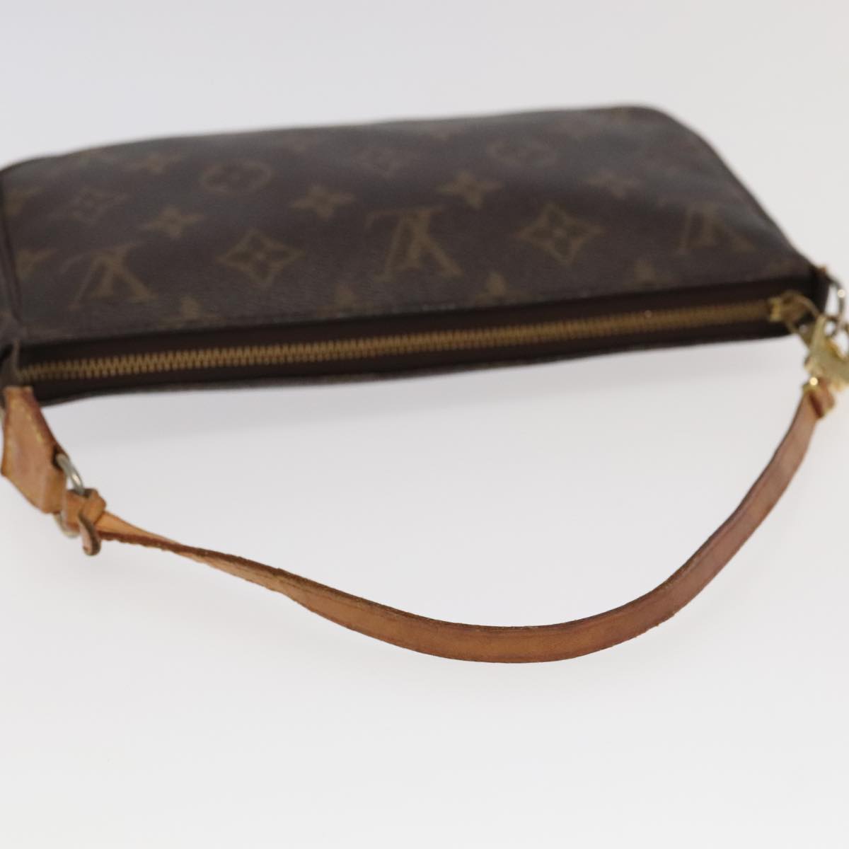 LOUIS VUITTON Monogram Pochette Accessoires Pouch M51980 LV Auth 98839