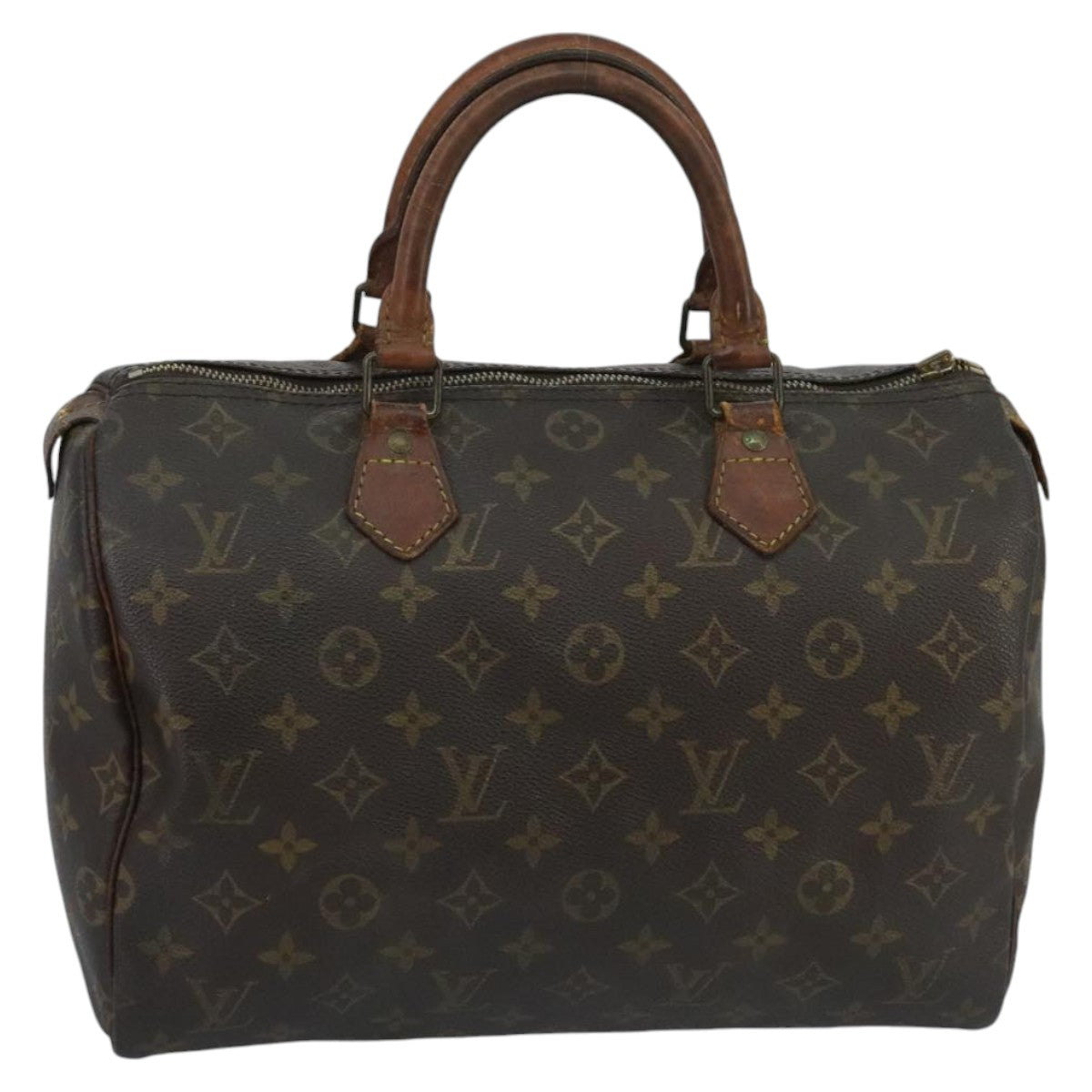 LOUIS VUITTON Monogram Speedy 30 Hand Bag M41526 LV Auth 98850