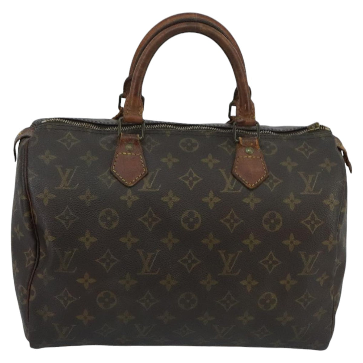 LOUIS VUITTON Monogram Speedy 30 Hand Bag M41526 LV Auth 98850