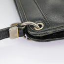 Christian Dior Shoulder Bag Leather Black Auth 98852-9