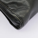 Christian Dior Shoulder Bag Leather Black Auth 98852-17