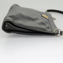 Christian Dior Shoulder Bag Leather Black Auth 98852-4