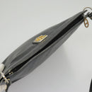 Christian Dior Shoulder Bag Leather Black Auth 98852-6