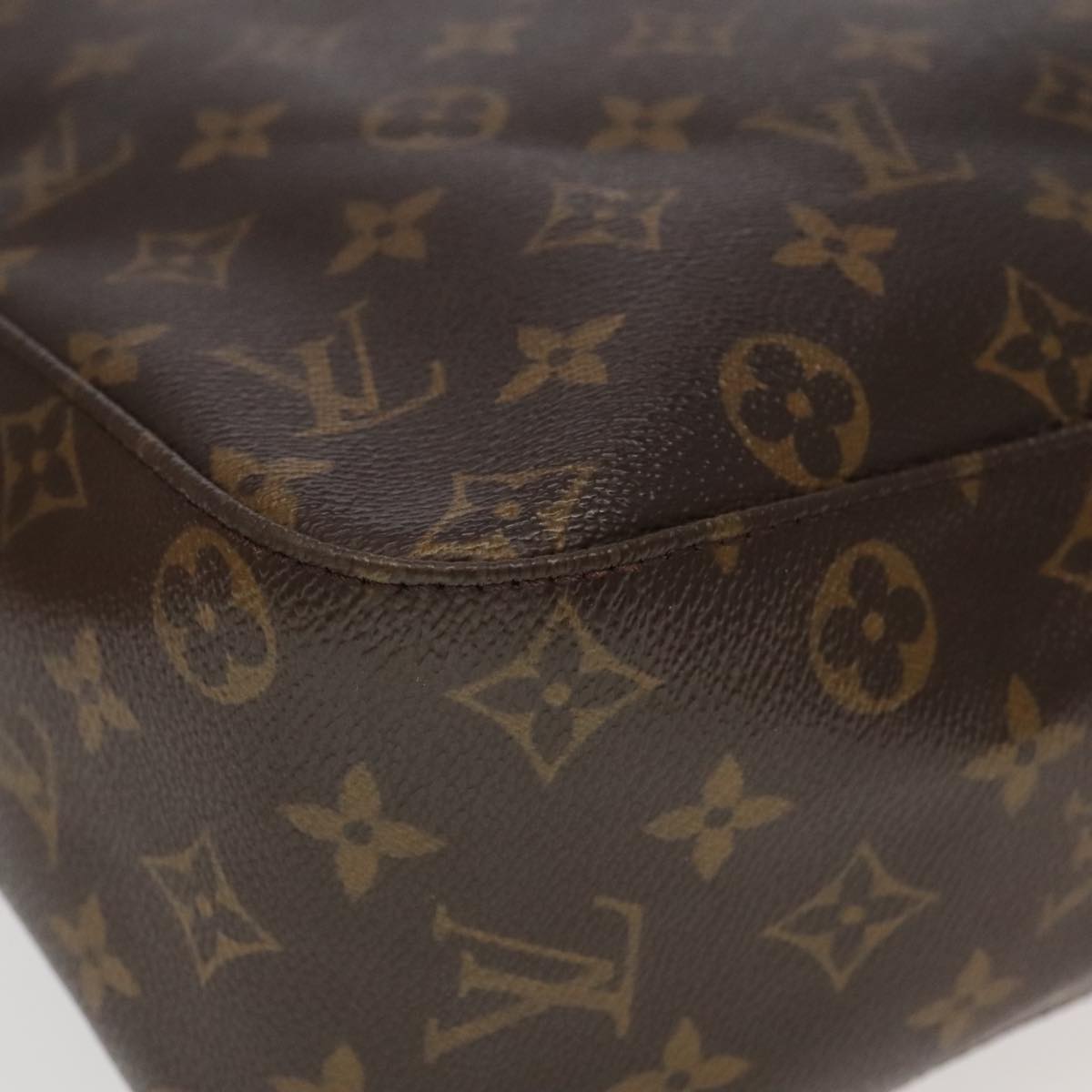 LOUIS VUITTON Monogram Looping GM Shoulder Bag M51145 LV Auth 98856