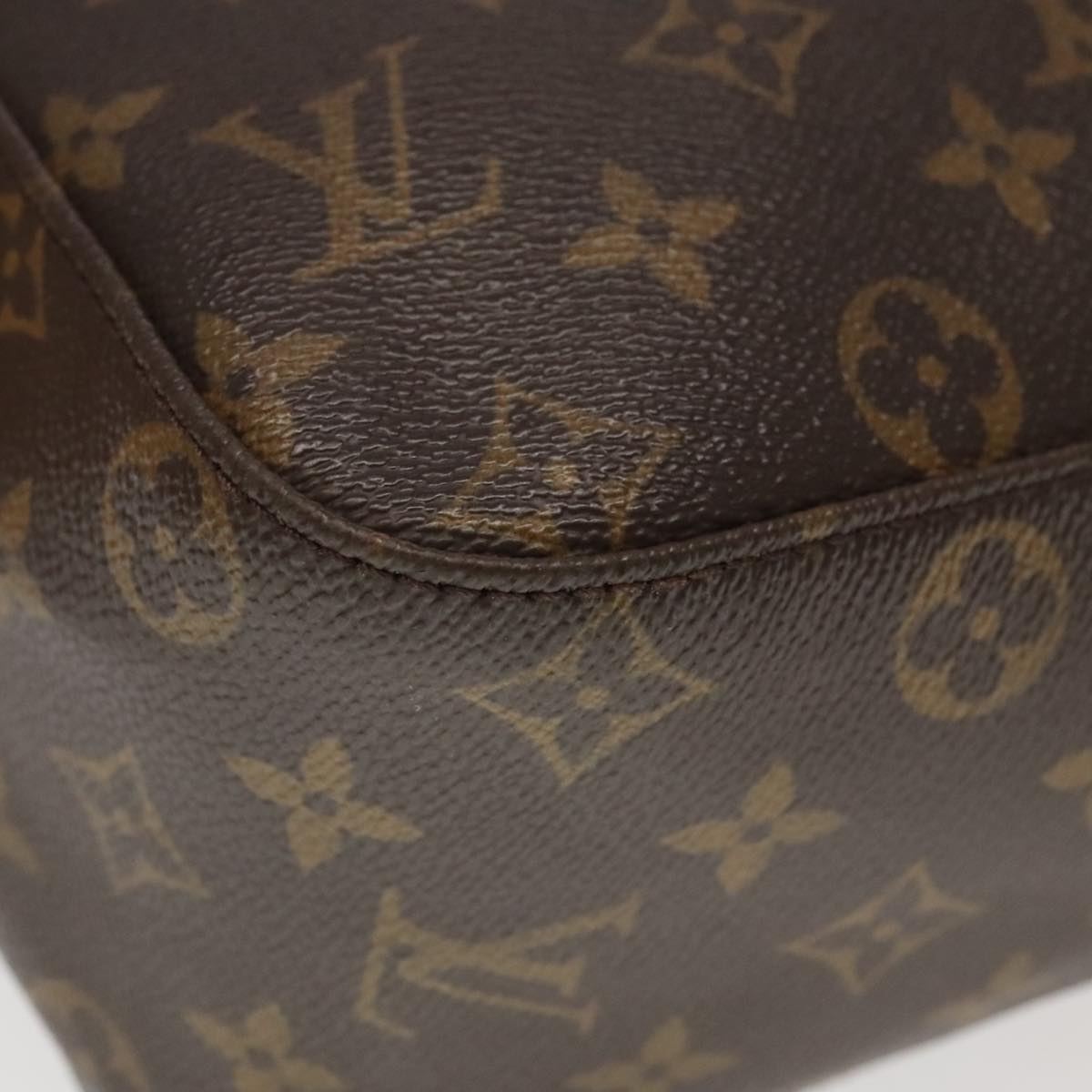 LOUIS VUITTON Monogram Looping GM Shoulder Bag M51145 LV Auth 98856