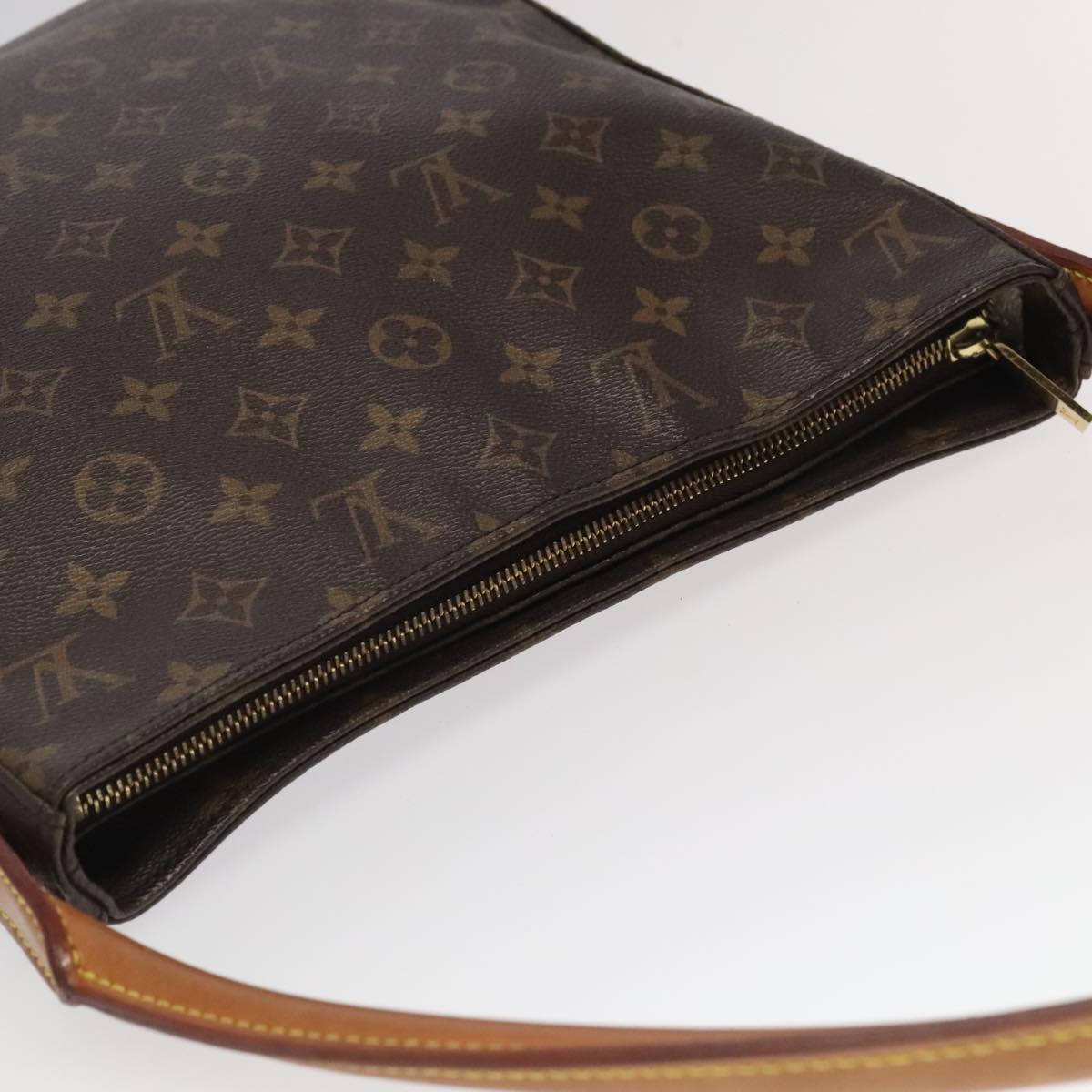 LOUIS VUITTON Monogram Looping GM Shoulder Bag M51145 LV Auth 98856