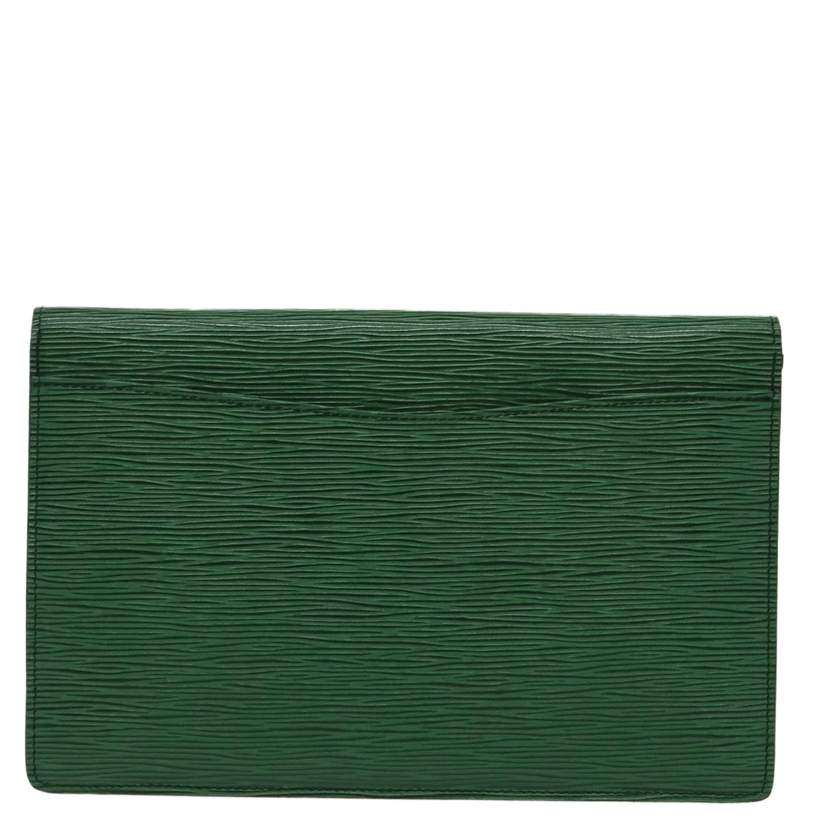 LOUIS VUITTON Epi Montaigne 27 Clutch Bag Green M52654 LV Auth 98858 - 0