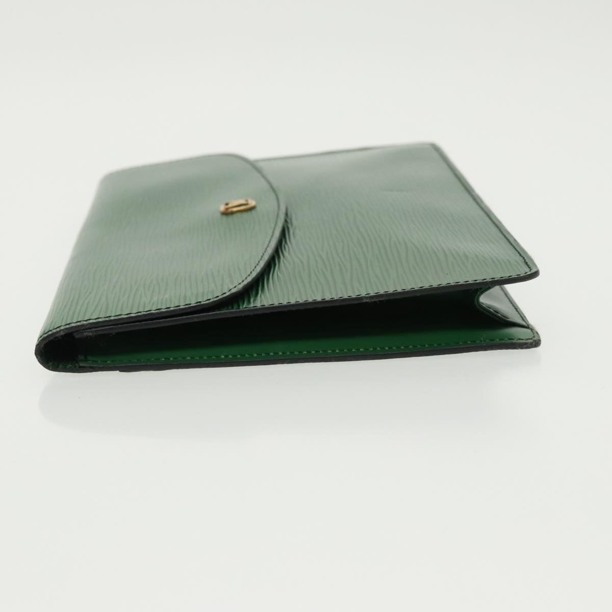 LOUIS VUITTON Epi Montaigne 27 Clutch Bag Green M52654 LV Auth 98858