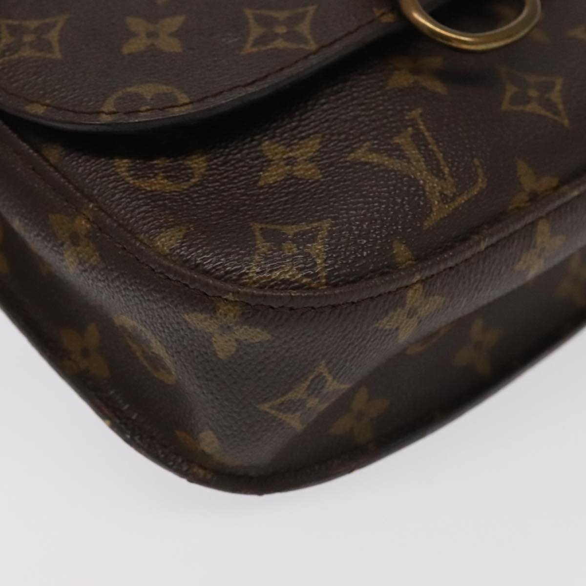 LOUIS VUITTON Monogram Saint Cloud PM Shoulder Bag M51244 LV Auth 98874