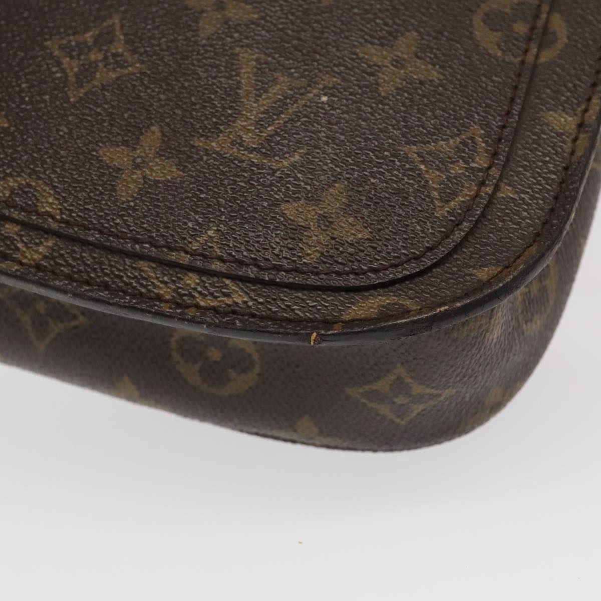 LOUIS VUITTON Monogram Saint Cloud PM Shoulder Bag M51244 LV Auth 98874