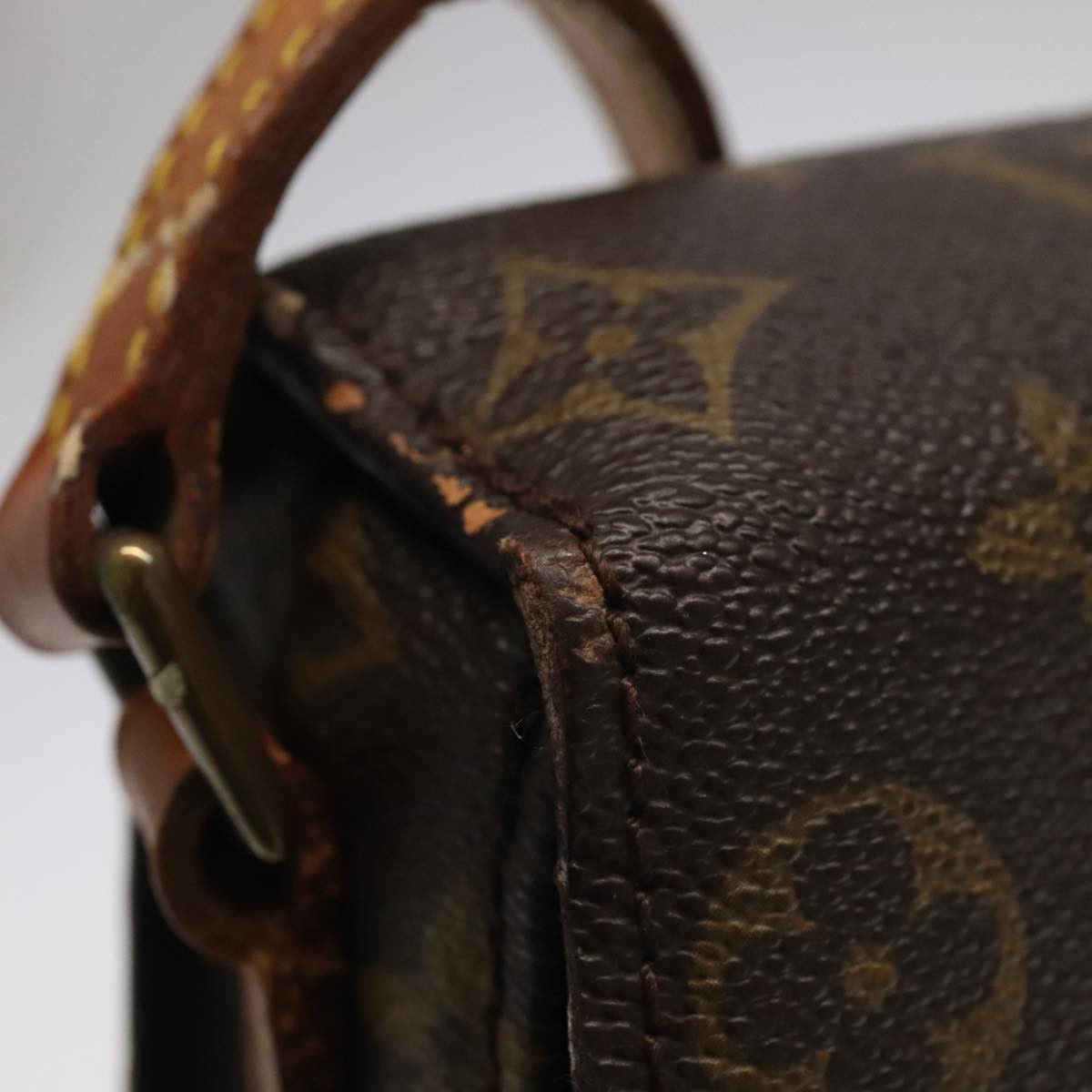 LOUIS VUITTON Monogram Saint Cloud PM Shoulder Bag M51244 LV Auth 98874