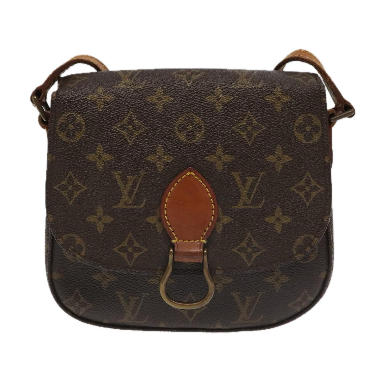 LOUIS VUITTON Monogram Saint Cloud PM Shoulder Bag M51244 LV Auth 98874