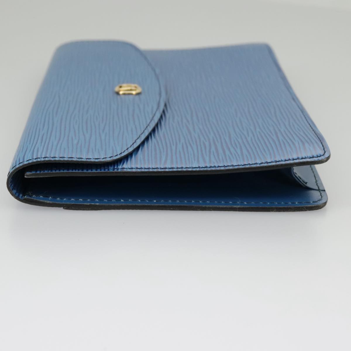 LOUIS VUITTON Epi Montaigne 23 Clutch Bag Blue M52665 LV Auth 98876