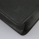LOUIS VUITTON Epi Pochette Homme Clutch Bag Black Noir M52522 LV Auth 98877-15
