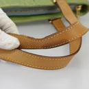 LOUIS VUITTON Monogram Vernis Houston Hand Bag Baby Blue M91005 LV Auth 98882-10