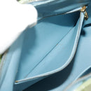 LOUIS VUITTON Monogram Vernis Houston Hand Bag Baby Blue M91005 LV Auth 98882-28