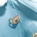 LOUIS VUITTON Monogram Vernis Houston Hand Bag Baby Blue M91005 LV Auth 98882-29