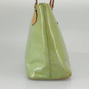 LOUIS VUITTON Monogram Vernis Houston Hand Bag Baby Blue M91005 LV Auth 98882-5