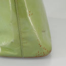 LOUIS VUITTON Monogram Vernis Houston Hand Bag Baby Blue M91005 LV Auth 98882-6