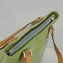 LOUIS VUITTON Monogram Vernis Houston Hand Bag Baby Blue M91005 LV Auth 98882-9