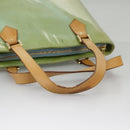 LOUIS VUITTON Monogram Vernis Houston Hand Bag Baby Blue M91005 LV Auth 98882-14