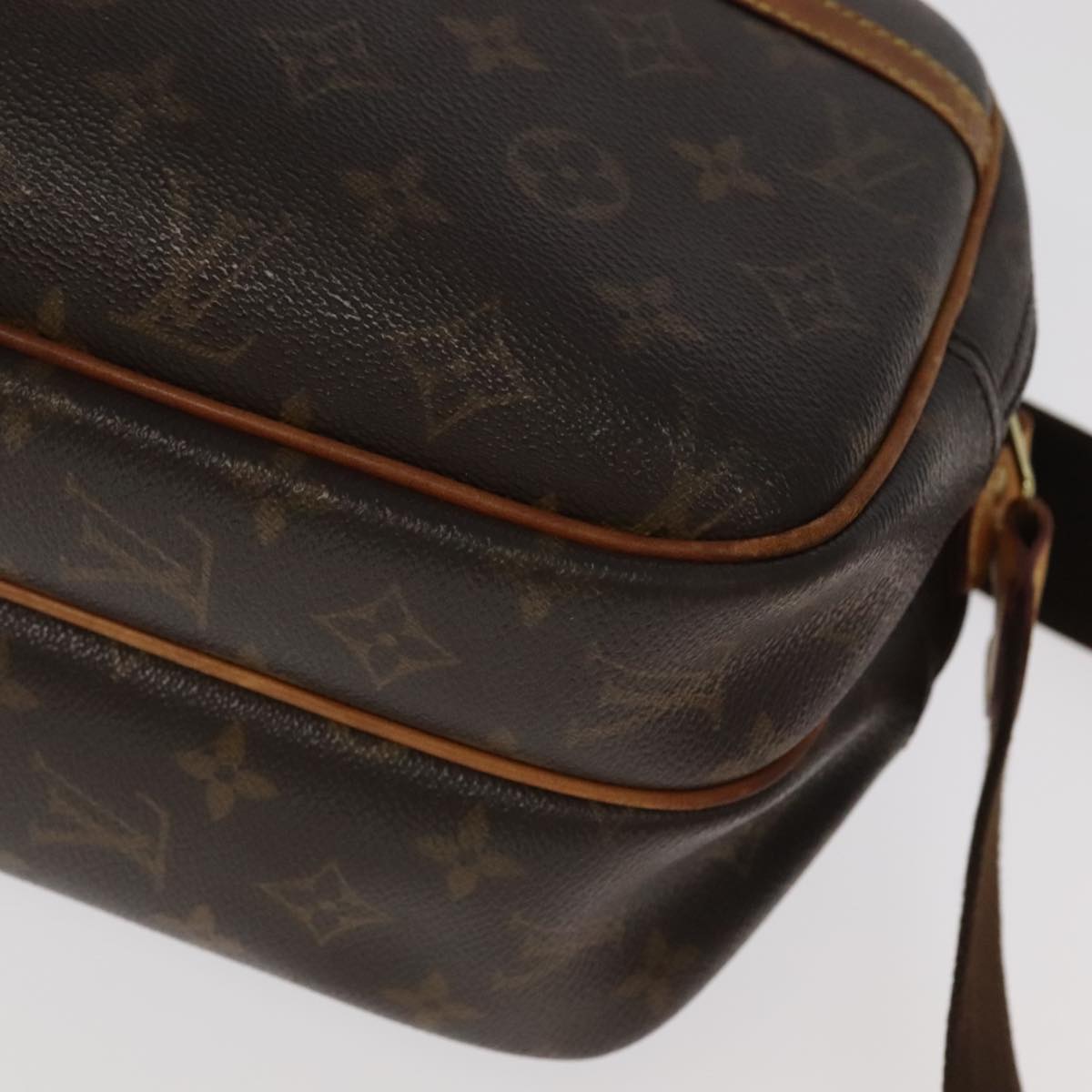 LOUIS VUITTON Monogram Reporter PM Shoulder Bag M45254 LV Auth 98890