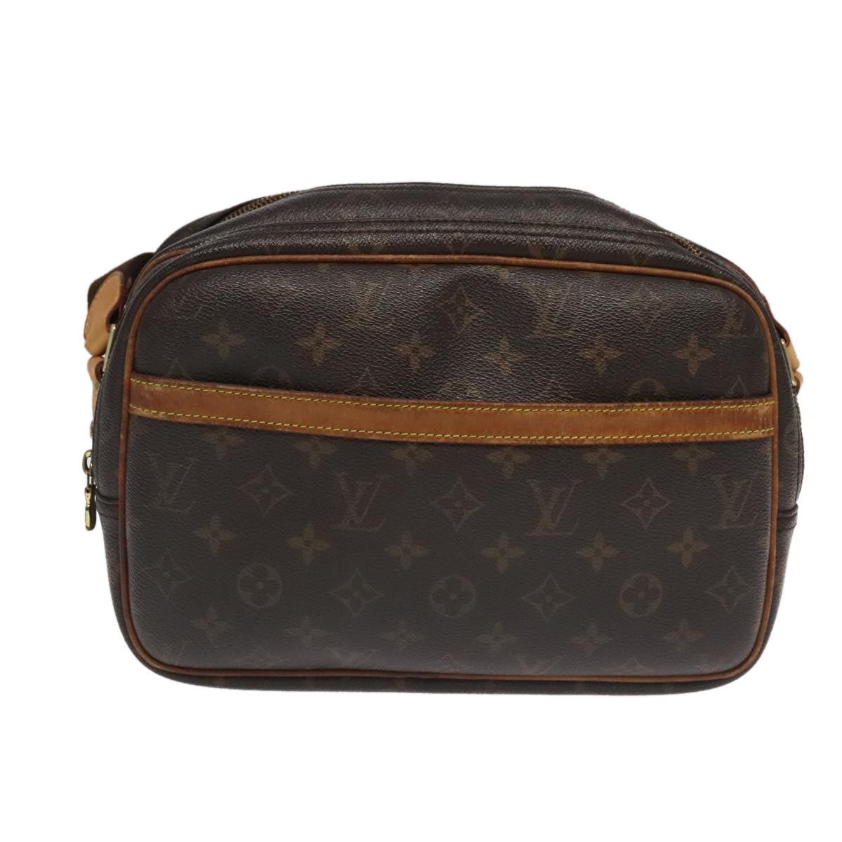 LOUIS VUITTON Monogram Reporter PM Shoulder Bag M45254 LV Auth 98890