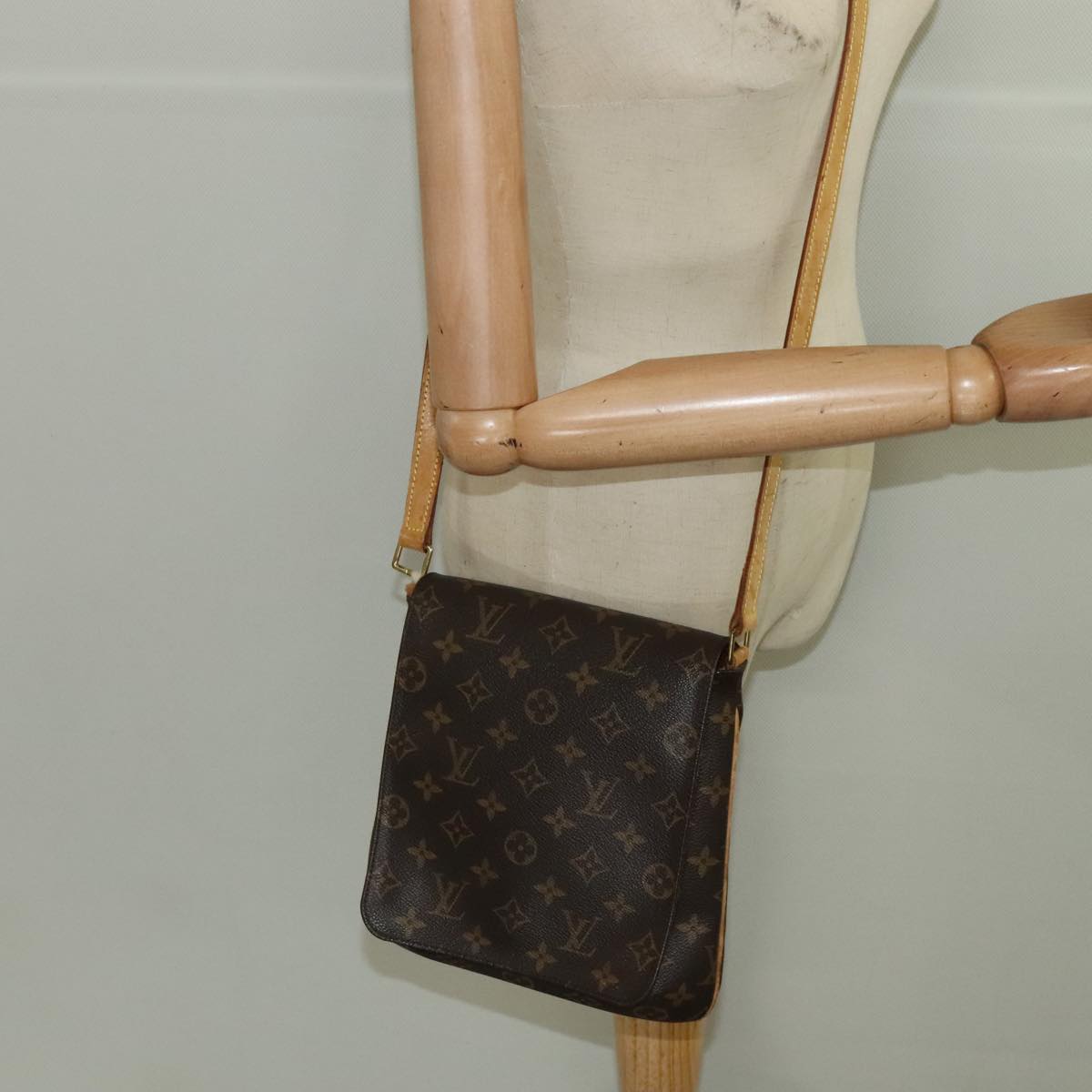 LOUIS VUITTON Monogram Musette Salsa Long Shoulder Bag M51387 LV Auth 98894