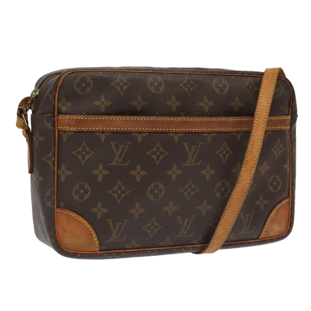 LOUIS VUITTON Monogram Trocadero 30 Shoulder Bag M51272 LV Auth 98897