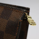 LOUIS VUITTON Damier Ebene Poche Toilette 26 Pouch N47543 LV Auth 98899-7