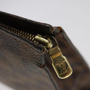 LOUIS VUITTON Damier Ebene Poche Toilette 26 Pouch N47543 LV Auth 98899-8