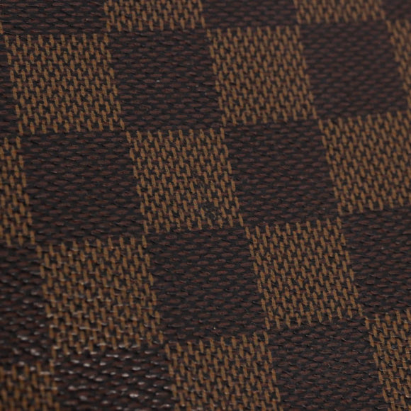 LOUIS VUITTON Damier Ebene Poche Toilette 26 Etui N47543 LV Auth 98899