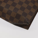 LOUIS VUITTON Damier Ebene Poche Toilette 26 Pouch N47543 LV Auth 98899-14