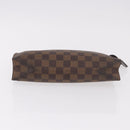 LOUIS VUITTON Damier Ebene Poche Toilette 26 Etui N47543 LV Auth 98899-15