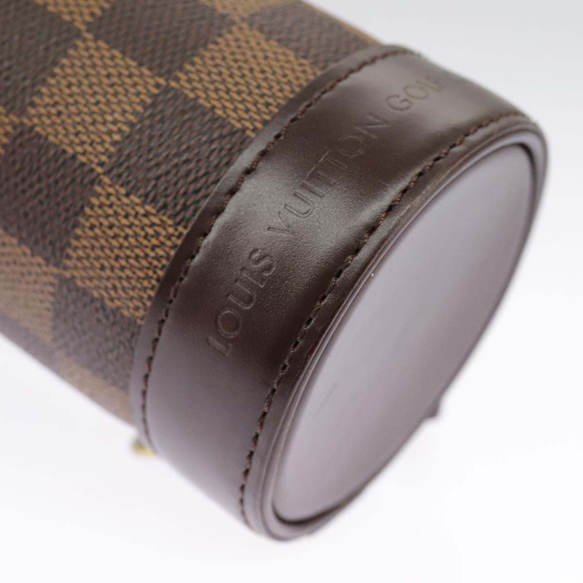 LOUIS VUITTON Damier Ebene GOLF CUP 2002 HAWAII Golf Ball Case M99119 Auth 98910