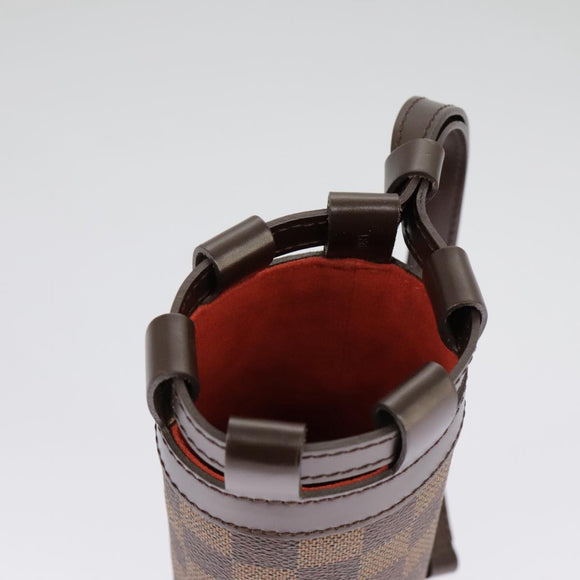 LOUIS VUITTON Damier Ebene GOLF CUP 2002 HAWAII Golf Ball Case M99119 Auth 98910V