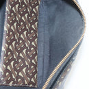 BURBERRY Body Bag PVC Leather Brown Gold Auth 98911-11