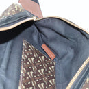 BURBERRY Body Bag PVC Leather Brown Gold Auth 98911-20