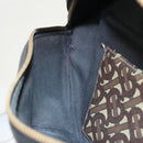 BURBERRY Body Bag PVC Leather Brown Gold Auth 98911-21