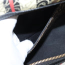 BURBERRY Body Bag PVC Leather Brown Gold Auth 98911-22