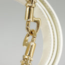 GUCCI Hand Bag Patent leather 2way Cream Gold Auth 98924-28