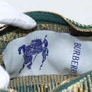 BURBERRY Mini Peg Duffle Bag Chain Hand Bag Green Auth 98935SV-25