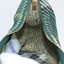 BURBERRY Mini Peg Duffle Bag Chain Hand Bag Green Auth 98935SV-26